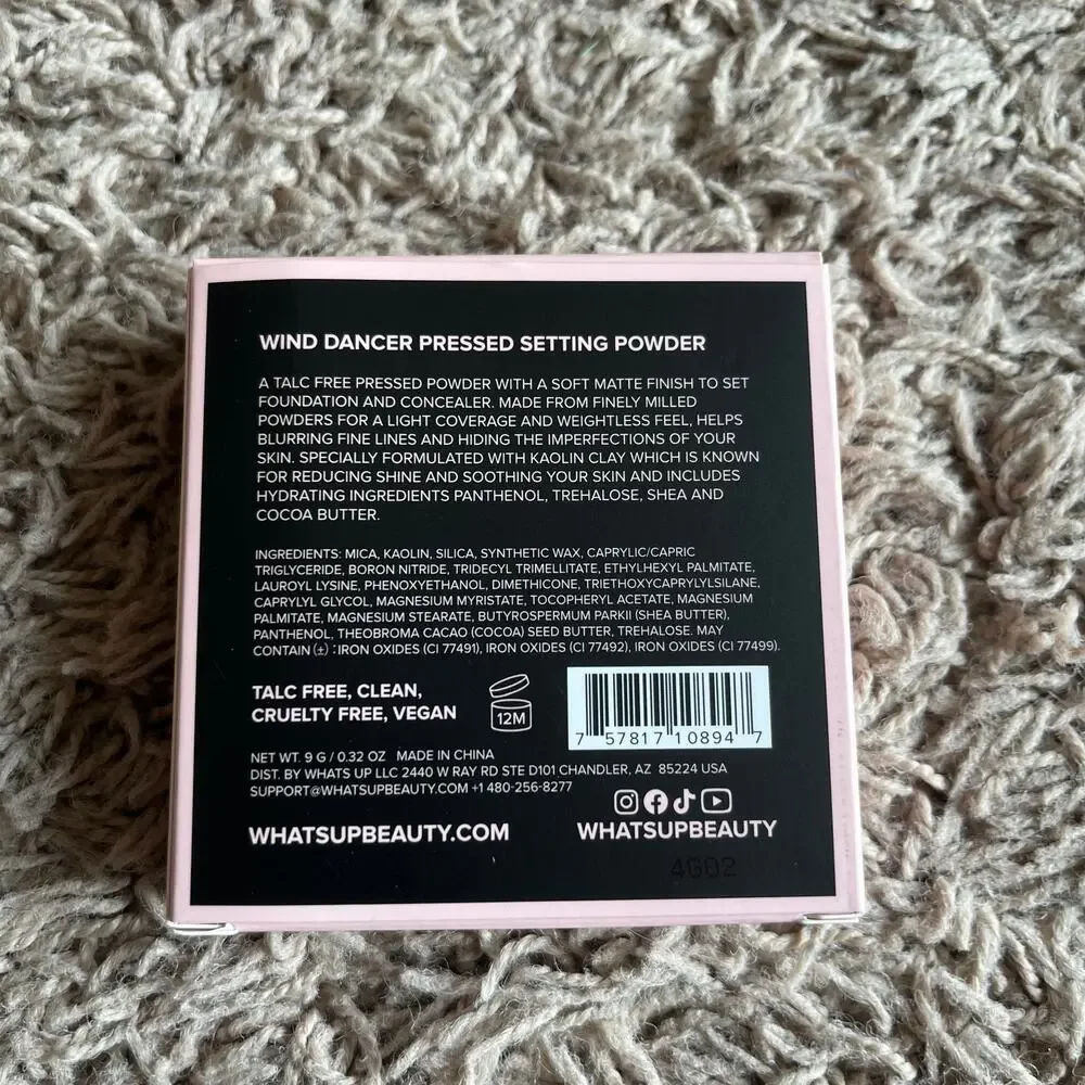 NWT! What's Up Beauty Wind Dancers Pressed Setting Powder Medium